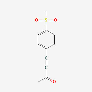 4-[4-(Methanesulfonyl)phenyl]but-3-yn-2-one