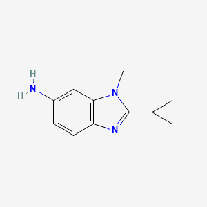 2-Cyclopropyl-1-methyl-1H-benzimidazol-6-amine