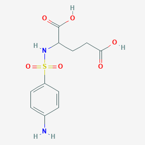 2-[(4-Aminophenyl)sulfonylamino]pentanedioic acid