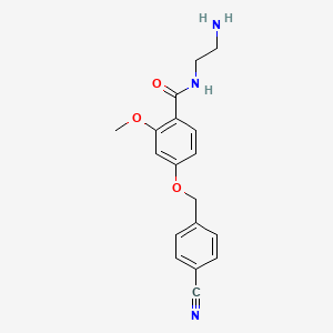 N-(2-Aminoethyl)-4-[(4-cyanophenyl)methoxy]-2-methoxybenzamide