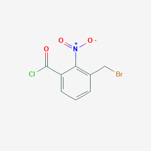 3-(Bromomethyl)-2-nitrobenzoyl chloride