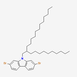 2,7-Dibromo-9-(2-decyltetradecyl)-9H-carbazole