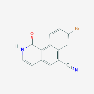 8-Bromo-1-oxo-1,2-dihydrobenzo[h]isoquinoline-6-carbonitrile