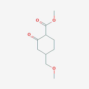 Methyl 4-(methoxymethyl)-2-oxocyclohexane-1-carboxylate