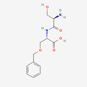 molecular formula C13H18N2O5 B14179800 D-Seryl-O-benzyl-L-serine CAS No. 921933-67-7