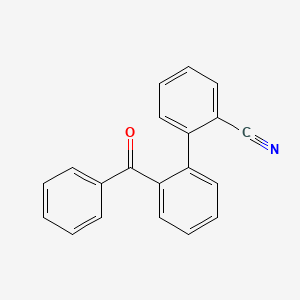 [1,1'-Biphenyl]-2-carbonitrile, 2'-benzoyl-