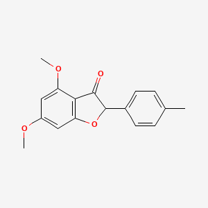 3(2H)-Benzofuranone, 4,6-dimethoxy-2-(4-methylphenyl)-