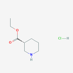 molecular formula C8H16ClNO2 B1418001 (R)-乙基哌啶-3-羧酸盐盐酸盐 CAS No. 37675-19-7