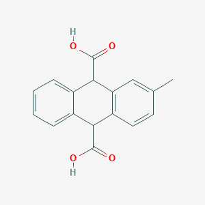 2-Methyl-9,10-dihydroanthracene-9,10-dicarboxylic acid