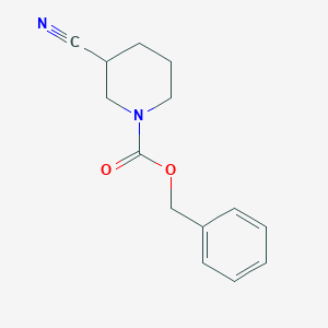molecular formula C14H16N2O2 B1418008 苄基 3-氰基哌啶-1-羧酸酯 CAS No. 885069-22-7