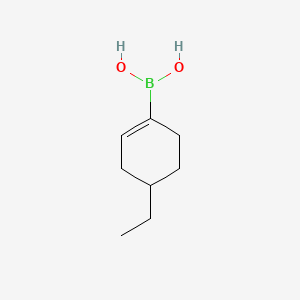 molecular formula C8H15BO2 B1418009 (4-乙基环己-1-烯-1-基)硼酸 CAS No. 871329-72-5