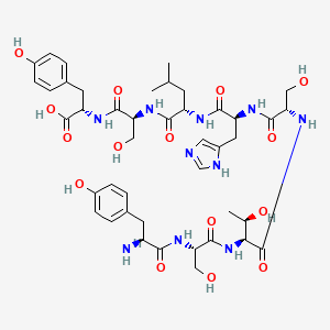 L-Tyrosyl-L-seryl-L-threonyl-L-seryl-L-histidyl-L-leucyl-L-seryl-L-tyrosine