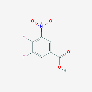 molecular formula C7H3F2NO4 B1418034 3,4-二氟-5-硝基苯甲酸 CAS No. 1121583-51-4