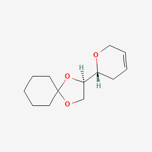 2-[(2R)-3,6-Dihydro-2H-pyran-2-yl]-1,4-dioxaspiro[4.5]decane