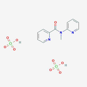 N-methyl-N-pyridin-2-ylpyridine-2-carboxamide;perchloric acid