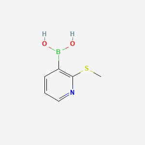 B1418044 2-(Methylthio)pyridine-3-boronic acid CAS No. 1072944-21-8