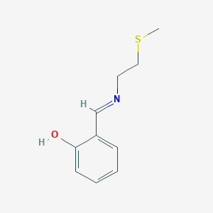 6-({[2-(Methylsulfanyl)ethyl]amino}methylidene)cyclohexa-2,4-dien-1-one