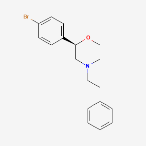 (2r)-2-(4-Bromophenyl)-4-(2-phenylethyl)morpholine