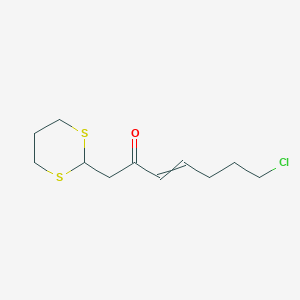 7-Chloro-1-(1,3-dithian-2-yl)hept-3-en-2-one