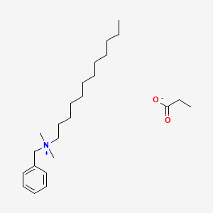 N-Benzyl-N,N-dimethyldodecan-1-aminium propanoate