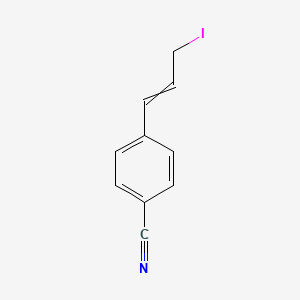 4-(3-Iodoprop-1-en-1-yl)benzonitrile