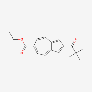 Ethyl 2-(2,2-dimethylpropanoyl)azulene-6-carboxylate