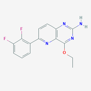 6-(2,3-Difluorophenyl)-4-ethoxypyrido[3,2-d]pyrimidin-2-amine