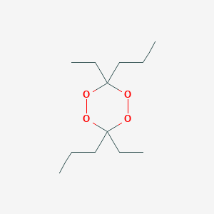 molecular formula C12H24O4 B14180548 3,6-Diethyl-3,6-dipropyl-1,2,4,5-tetroxane CAS No. 914917-04-7