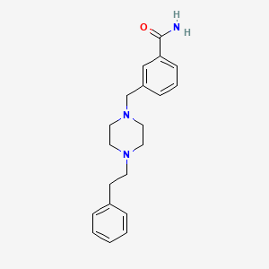 3-{[4-(2-Phenylethyl)piperazin-1-yl]methyl}benzamide