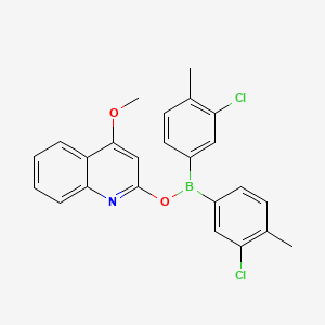 4-Methoxyquinolin-2-yl bis(3-chloro-4-methylphenyl)borinate