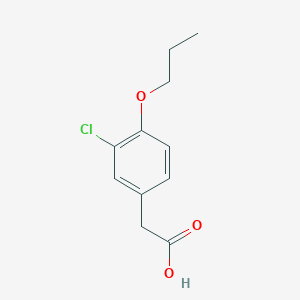 (3-Chloro-4-propoxy-phenyl)-acetic acid