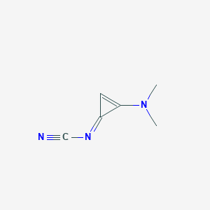 B141807 Cyanamide, [2-(dimethylamino)-2-cyclopropen-1-ylidene]-(9CI) CAS No. 130380-13-1