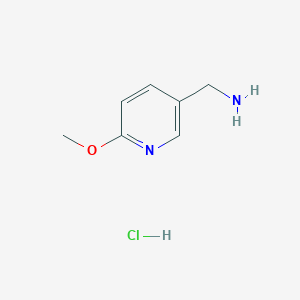 molecular formula C7H11ClN2O B1418080 (6-甲氧基吡啶-3-基)甲胺盐酸盐 CAS No. 857220-13-4