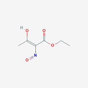 molecular formula C6H9NO4 B1418093 2-(羟基亚氨基)-3-氧代丁酸乙酯 CAS No. 5408-04-8