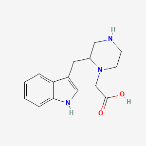 2-(2-((1H-Indol-3-YL)methyl)piperazin-1-YL)acetic acid