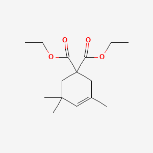 molecular formula C15H24O4 B14180974 Diethyl 3,5,5-trimethylcyclohex-3-ene-1,1-dicarboxylate CAS No. 919356-43-7