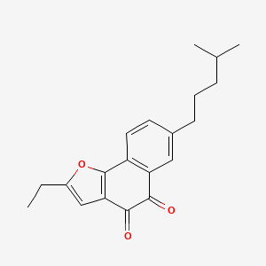 2-Ethyl-7-(4-methylpentyl)naphtho[1,2-b]furan-4,5-dione