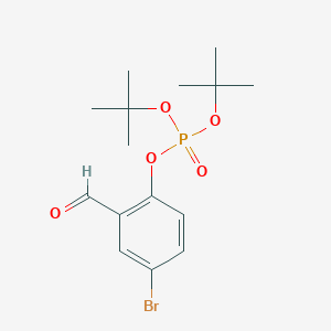 4-Bromo-2-formylphenyl di-tert-butyl phosphate