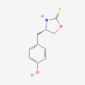 (4S)-4-[(4-hydroxyphenyl)methyl]-1,3-oxazolidine-2-thione