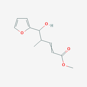 Methyl 5-(furan-2-yl)-5-hydroxy-4-methylpent-2-enoate