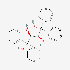 molecular formula C28H26O4 B14181043 (2S,3S)-1,1,4,4-Tetraphenylbutane-1,2,3,4-tetrol CAS No. 909707-20-6