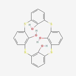 molecular formula C24H16O4S4 B14181053 Agn-PC-0LP57K CAS No. 182496-69-1