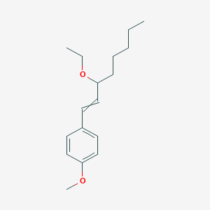 1-(3-Ethoxyoct-1-EN-1-YL)-4-methoxybenzene