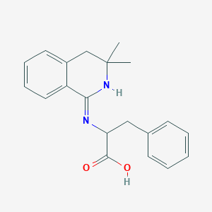 molecular formula C20H22N2O2 B1418107 2-(3,3-二甲基-3,4-二氢-异喹啉-1-氨基)-3-苯基-丙酸 CAS No. 1397005-80-9