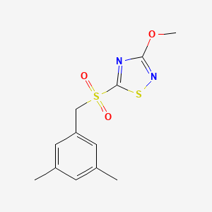 5-[(3,5-Dimethylphenyl)methanesulfonyl]-3-methoxy-1,2,4-thiadiazole