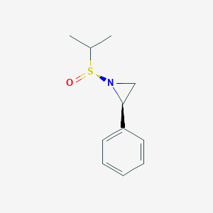 (2R)-2-Phenyl-1-[(S)-propane-2-sulfinyl]aziridine