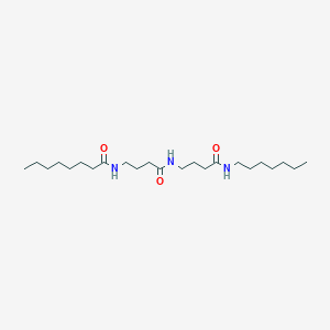 N-(4-{[4-(Heptylamino)-4-oxobutyl]amino}-4-oxobutyl)octanamide