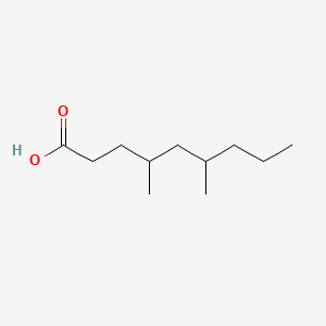 molecular formula C11H22O2 B14181212 4,6-Dimethylnonanoic acid CAS No. 56078-94-5