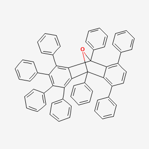 molecular formula C62H42O B14181302 1,2,3,4,5,8,9,10-Octaphenyl-9,10-dihydro-9,10-epoxyanthracene CAS No. 921755-52-4