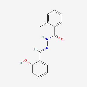 molecular formula C15H14N2O2 B1418141 水杨亚胺基邻甲苯酰肼 CAS No. 82859-72-1